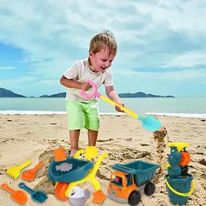 Beach Sand Toys | 15Pcs Beach Sand Toys Set Beach Bucket Beach Shovel Tool Kit Outdoor Beach Toys Sandbox Toys Play Sand Beach Sand Toys Beach Sand Toys