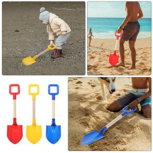 Beach Sand Toys | 3 Pcs Beach Toy Sand Shovels For Sea Toys Colored Outdoor The Summer Portable Tools Beach Sand Toys Beach Sand Toys