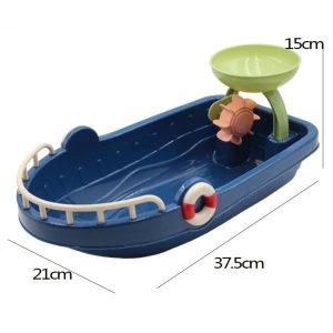 Beach Sand Toys | 7Pcs Beach Game Toy Beach Sand Castle Sandbox Toy Set Outdoor Sand Play Castle Mold Toy Boat Colorful Mold Bath Toys Beach Sand Toys Beach Sand Toys