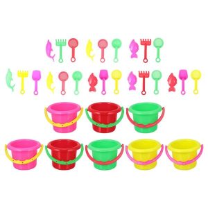 Beach Sand Toys | 8 Sets Beach Bucket Sand Dredging Toys Tool Plaything For Plastic Practical Playing Beach Sand Toys Beach Sand Toys