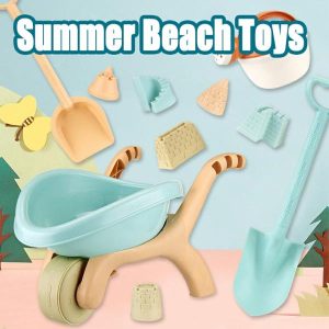 Beach Sand Toys | Beach Toys Sand Digging Cart Toy For Beach Molds Toy Summer Outdoor Sand Play Water Shovel Beach Sand Toys Beach Sand Toys Beach Sand Toys