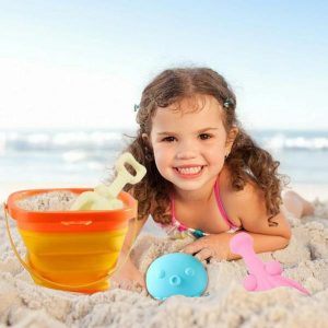 Beach Sand Toys | Collapsible Beach Sand Toys For Foldable Sand Bucket Beach Shovel Toys Kit For Summer Sand Playing Outdoor Toy Beach Sand Toys Beach Sand Toys