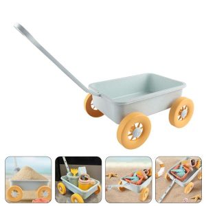 Beach Sand Toys | Pull Car Toy Cars Toys Beach Sand Digging Trolley Set Pretend Play Plastic Cartoon Beach Sand Toys Beach Sand Toys