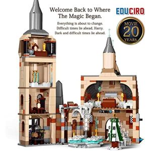 Blocks | 817Pcs Educiro Harry Clock Tower And Great Hall Castle Building Blocks And Play Dumbledore Office Toy Set For Christmas Gifts Blocks Blocks