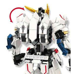 Blocks | 952Pcs Mecha Building Blocks Deformation Mechanical Armor Figures Model Bricks Toys Creative Decoration Toys Birthday Gifts Blocks Blocks