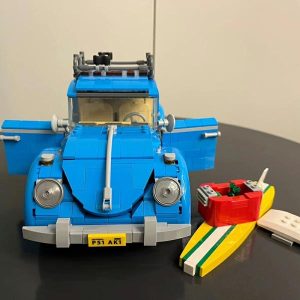 Blocks | Blue Beetle Classic Car High Difficulty Assembly Interwoven Diy Building Blocks 10252 Model Car Toy Christmas Birthday Gift Blocks Blocks