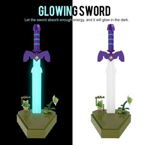 Blocks | Buildmoc Breath Of The Wild Luminous Master Sword Building Blocks Set For Zeldaed Hyrule Castle Botw Bricks Toys Gifts Blocks Blocks