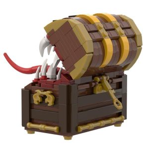 Blocks | Buildmoc Game Mimic Chest For Dark Souls Building Blocks Set Dungeons And Final Treasure Monster Bricks Toys Birthday Gift Blocks Blocks