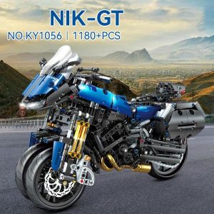 Blocks | Japan Niken Gt Motorcycle Technical Build Block Motorbike Model Vehicle Steam Construction Motor Brick Toy Collection For Gift Blocks Blocks