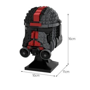 Blocks | Moc-80184 Space Movie Hunter Helmet Building Blocks Toys Suit For Adults And Collection 638 Pieces Blocks Blocks