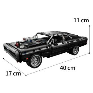 Blocks | Technical Car Dodged Charger Racing Car Building Blocks Model Movie Fast And Furious Famous Vehicle 42111 Bricks Toys Gifts Blocks Blocks