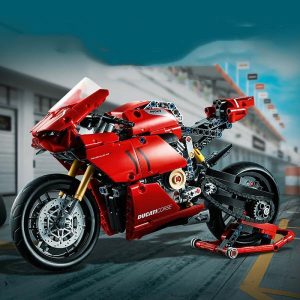 Blocks | Technology Motorcycle Building Blocks Ducatied Moc 42107 Locomotive Model Mechanical Group Brick Difficult Assembly Toy Gift Blocks Blocks