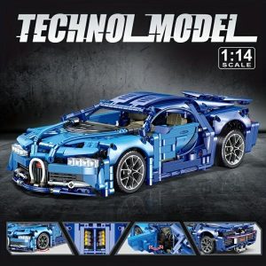 Blocks | Toylinx Bluce Sports Car Moc Building Blocks Kit, 1:14 Scale Sports Car Model Toys(1259Pcs)，Gift Blocks Blocks