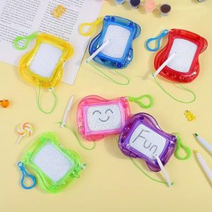 Drawing Toys | 6Pcs Mini Magnetic Drawing Board Montessori Toys Erasable Doodle Sketch And Writing Pad And Birthday Party Gifts Drawing Toys Drawing Toys