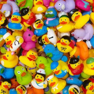 Fishing Toys | 30Pc Rubber Ducks In Bulk,Assortment Duckies For Jeep Ducking Floater Duck Bath Toys Party Favors Fishing Toys Fishing Toys