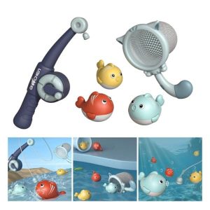 Fishing Toys | Bath Toy Educational Magnetic Fishing Toy Hand-Eye Coordination Training Toy For Bathroom Floating Toy Fishing Toys Fishing Toys