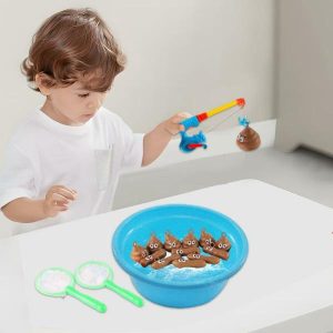 Fishing Toys | Fishing Floaters Game Funny Poop Fishing Toy Set Carefully Designed Puzzle Interactive Toy For Birthday Day Party Fishing Toys Fishing Toys