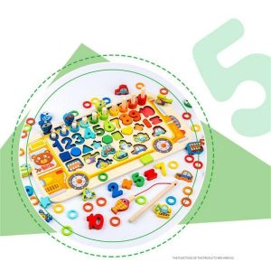 Fishing Toys | Magnetic Fishing Game Shape Sorter Fine Motor Skills Toys Montessori Preschool Learning Sorting Toys Gift Fishing Toys Fishing Toys