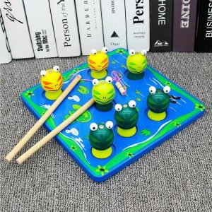 Fishing Toys | Magnetic Fishing Set For Montessori Fishing Board Game Toys Montessori Toys Educational Wooden Preschool Learning Gifts Fishing Toys Fishing Toys