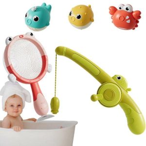 Fishing Toys | Magnetic Fishing Toy Fishing Play Set Bathtub Toys Fish Bath Toys Water Toys Magnetic Toys Fishing Rod Net Fishing Game Fishing Toys Fishing Toys