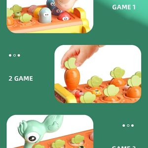 Fishing Toys | Montessori Toys Whac-A-Mole Fishing Maze Puzzle Hammer Game Music Multifunctional Bus Storage Box Educational Toys Fishing Toys Fishing Toys