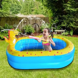 Inflatable Toys | Dinosaur Inflatable Swimming Pool For Non-Slip Splash Pad Sprinkler Play Mat Summer Outdoor Pool Garden Water Toys Inflatable Toys Inflatable Toys