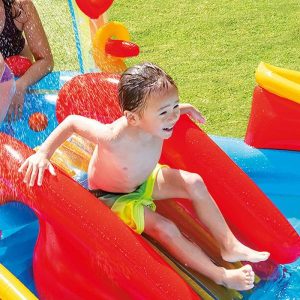 Inflatable Toys | Intex Figure-Eight Rainbow Slide Park Inflatable Pool Bouncy Castle Slide Summer Summer Inflatable Swimming Pool Inflatable Toys Inflatable Toys