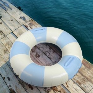 Inflatable Toys | Striped Swim Ring Inflatable Pool Float Handle Unisex Swimming Floaties For Adult Circle Toys Inflatable Toys Inflatable Toys