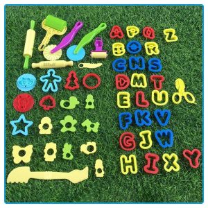 Modeling Clay | Hot 52Pcs Diy Slimes Play Dough Tools Accessories Plasticine Modl Modeling Kits Soft Clay Sets Educational Toy For Gift Learning & Education Modeling Clay