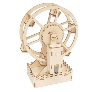 Science & Technology | Creative Electric Ferris Wheel Diy Science Stem Toys Set 3D Wooden Puzzle Craft Science Technology Educational Toys Learning & Education Science & Technology