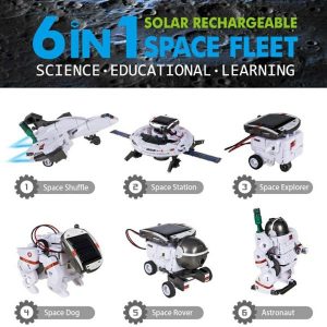 Science & Technology | Funny Diy Solar Robot Space Toy Building Blocks Moon Exploration Fleet Technology Educational Physics Science Experiment Toy Learning & Education Science & Technology