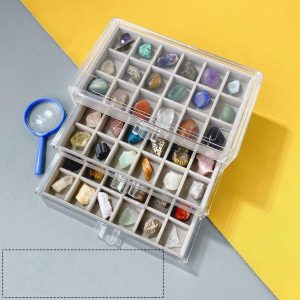 Science & Technology | Rock Collection For Learning Educational Toy Ornament Box Geology Science Learning For Birthday Gift Learning & Education Science & Technology