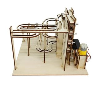 Science & Technology | Steam Science Experiment Educational Kit 3D Wooden Marble Run Electric Diy Assemble Mechanical Gear Engineering Toys Learning & Education Science & Technology