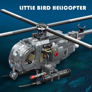 Soft Plastic Blocks | 61043 523Pcs Bricks Helicopter Model Building Blocks/Military Little-Bird Helicopter Abs Plastic Blocks Kit/Gift Toys Building & Construction Toys Soft Plastic Blocks