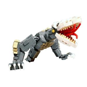 Soft Plastic Blocks | 632Pcs Moc Movie Kaiju Skull Crawler Model Soft Building Blocks Monster Kong Skull Island Birthday Educational Toys Building & Construction Toys Soft Plastic Blocks