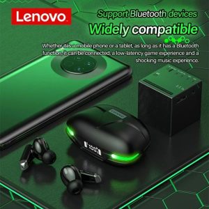 Soft Plastic Blocks | Lenovo Gm3 Bluetooth 5.0 Outdoor Headphones Simple Operation Easy To Grasp Headset Human Ear Design Long Endurance Earphones Building & Construction Toys Soft Plastic Blocks