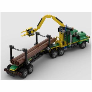 Soft Plastic Blocks | Moc-74740 Heavy Duty Forest Logging Truck Assembly Splicing Building Blocks Model 500 Building Blocks Parts Toys Gifts Building & Construction Toys Soft Plastic Blocks