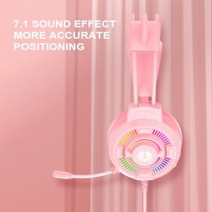 Soft Plastic Blocks | Pods Max Rgb Headset Gamer Wireless Headphones Bluetooth Earphone With Mic Cat Ear Gaming Earphones Stereo Helmet For Phone Building & Construction Toys Soft Plastic Blocks