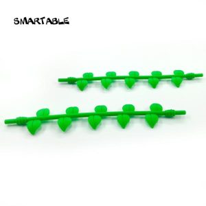 Soft Plastic Blocks | Smartable Ten-Leaf Vine (Soft) Bushes Plant Flower Leaf Building Blocks Moc Parts Toys For Compatible 16981 Toys 10Pcs/Lot Building & Construction Toys Soft Plastic Blocks