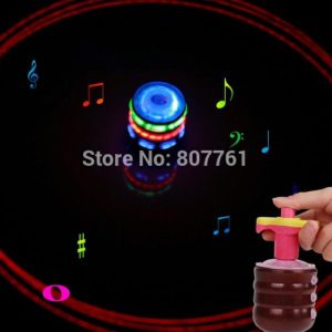 Spinning Top | Led Music Metal Fashion Mixed Deliver Super Gyro Spin Top Toy 12 Pcs Hobby Spinning Top