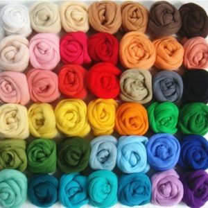 Spinning Top | Mix 36 Colors Merino Wool Fibre Roving For Needle Felting Hand Spinning Diy Fun Doll Needlework Wool,Roving 5G /Bag 66S Hobby Spinning Top