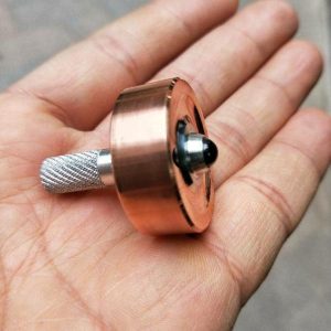 Spinning Top | New 1Pc Pure Copper Hand Twisting Spinning Top Gyro Gyroscope Spinner Toy Stree Relief Home Work Toy Hobby Spinning Top