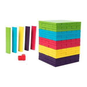 Stacking Blocks | 100Pcs Wooden Stacking Games Preschool Learning Activities Diy Building Kits For Holiday Birthday Gifts Parties Adults Preschool Building & Construction Toys Stacking Blocks