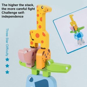 Stacking Blocks | Puzzle Toys Balance Thinking Logic Cute Stacked High Building Blocks Master Balance Toys Puzzle Game Cartoon Balance T Building & Construction Toys Stacking Blocks