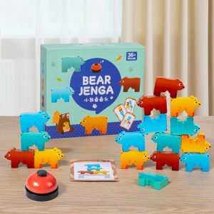 Stacking Blocks | Small Bear Stacking Toy Parent-Child Interactive Toys For Home Bedroom Building & Construction Toys Stacking Blocks