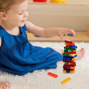 Stacking Blocks | Stacking Tower Game Stacking Blocks Tower Games Balancing Cube Tabletop Game Funny Family Board Game Building & Construction Toys Stacking Blocks