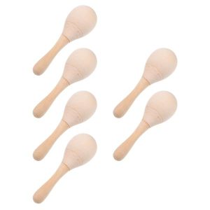 Toy Musical Instrument | 10 Pcs Toy Log Maracas Music Toys For Wooden Percussion Instruments Graffiti Learning & Education Toy Musical Instrument