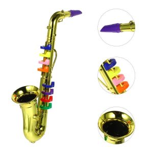 Toy Musical Instrument | Plastic Toy Musical Instruments Toy Saxophone Rhythms Toy Mini Musical Toy (No Voice) Learning & Education Toy Musical Instrument