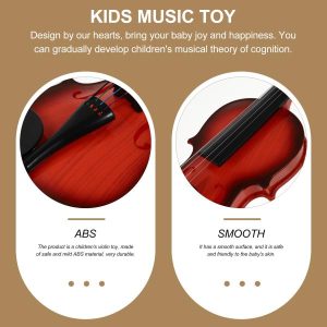 Toy Musical Instrument | Simulated Violin Musical Instrument For Instruments Toys Violin Enlightenment Plastic Learning & Education Toy Musical Instrument