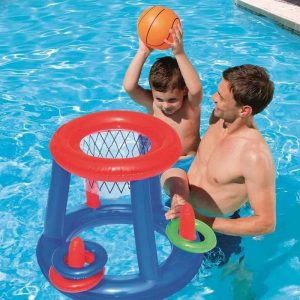 Toy Sports | Outdoor Swimming Pool Beach Accessories Inflatable Ring Throwing Ferrule Game Set Floating Pool Toys Beach Fun Summer Water Toy Sports & Outdoor Activities Toy Sports